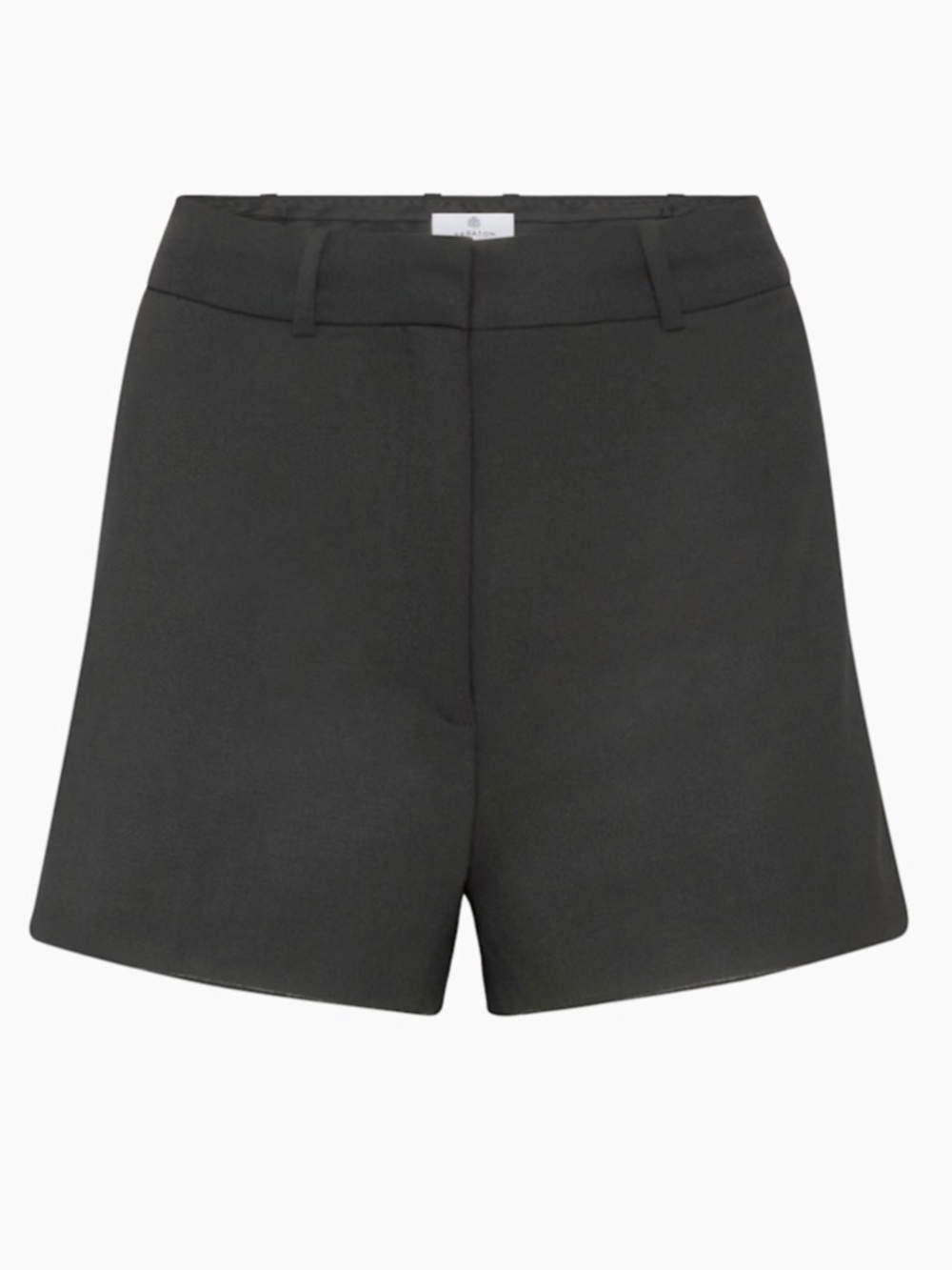 Aritzia Babaton Agency Mini Shorts in Charcoal Grey